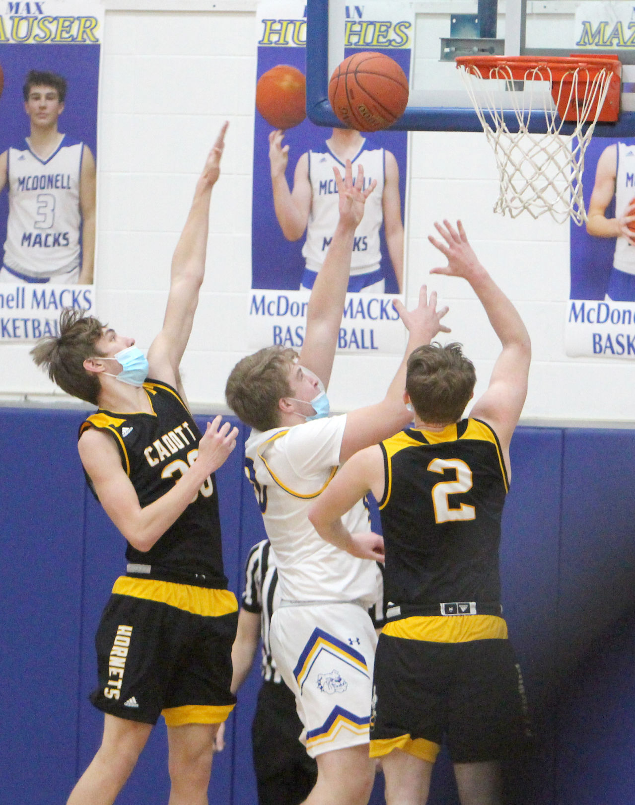 Cadott at McDonell boys basketball 1-18-21